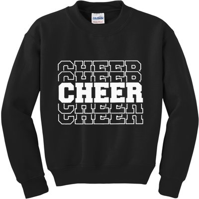 Cheerleading For Cheerleader Squad Girl Teen Cheer Practice Kids Sweatshirt