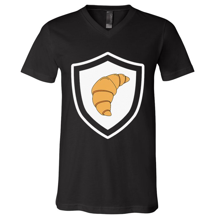 Croissant Funny Croissant Lover France V-Neck T-Shirt