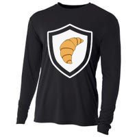 Croissant Funny Croissant Lover France Cooling Performance Long Sleeve Crew