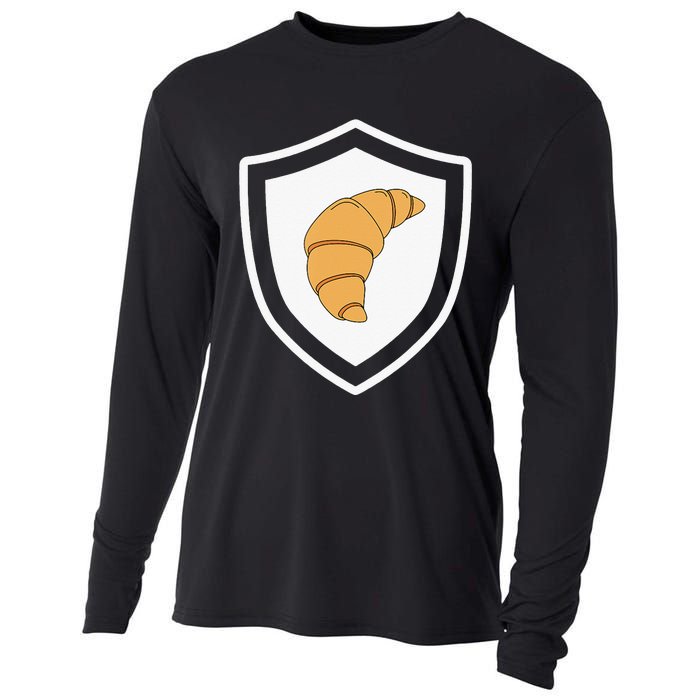 Croissant Funny Croissant Lover France Cooling Performance Long Sleeve Crew