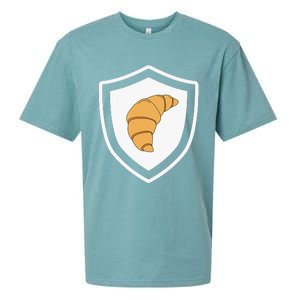 Croissant Funny Croissant Lover France Sueded Cloud Jersey T-Shirt