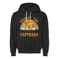 Capybara Funny Capybara Garment-Dyed Fleece Hoodie