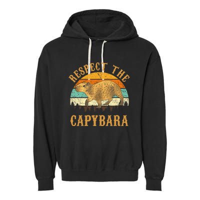 Capybara Funny Capybara Garment-Dyed Fleece Hoodie