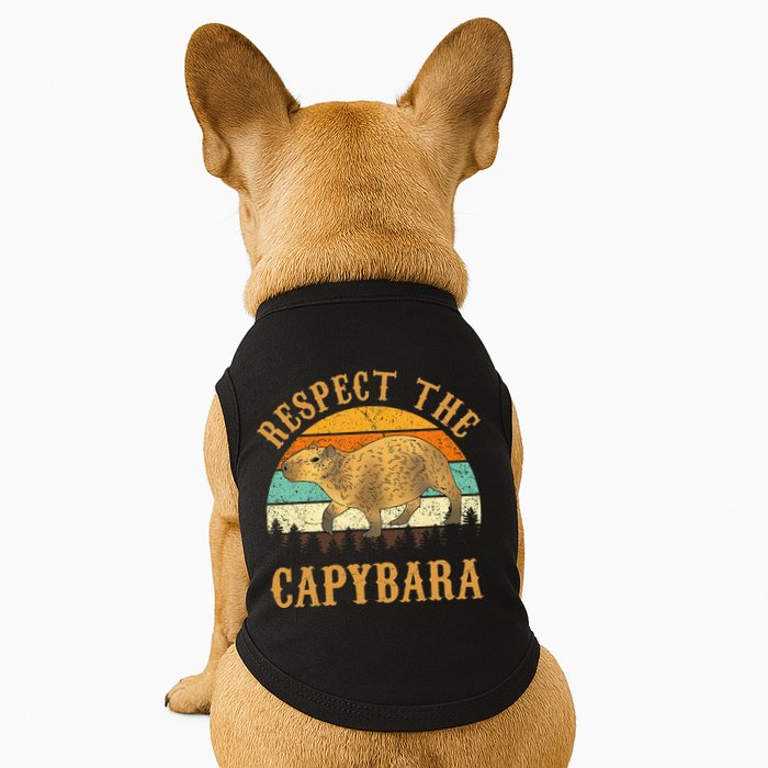Capybara Funny Capybara Doggie Tank
