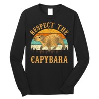 Capybara Funny Capybara Long Sleeve Shirt