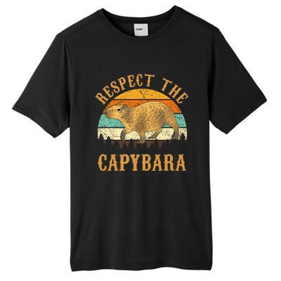 Capybara Funny Capybara Tall Fusion ChromaSoft Performance T-Shirt