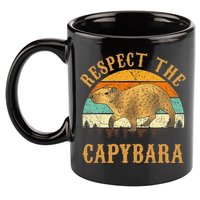 Capybara Funny Capybara 11oz C Handle Ceramic Mug