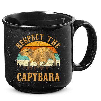 Capybara Funny Capybara 15oz Campfire Ceramic Mug