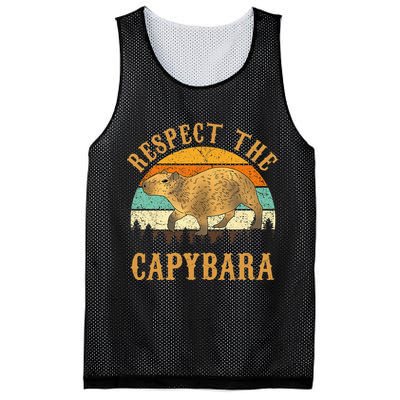 Capybara Funny Capybara Mesh Reversible Basketball Jersey Tank