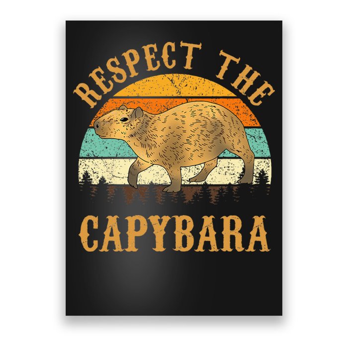 Capybara Funny Capybara Poster