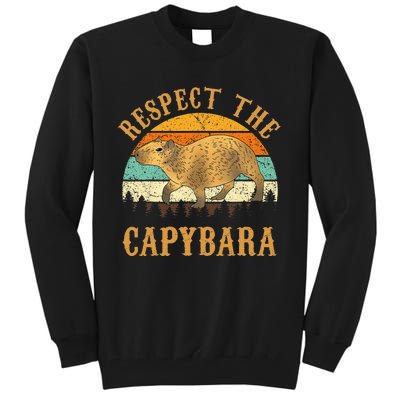 Capybara Funny Capybara Tall Sweatshirt