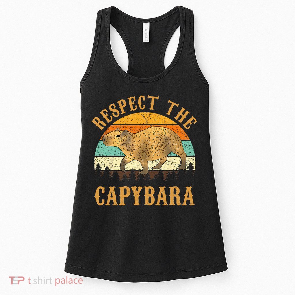 Capybara Funny Capybara Womens Tank Top