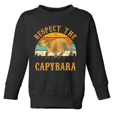 Capybara Funny Capybara Toddler Sweatshirt