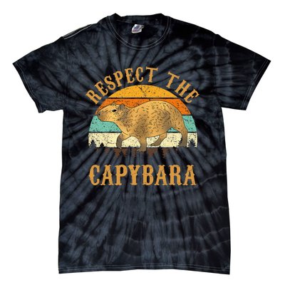 Capybara Funny Capybara Tie-Dye T-Shirt