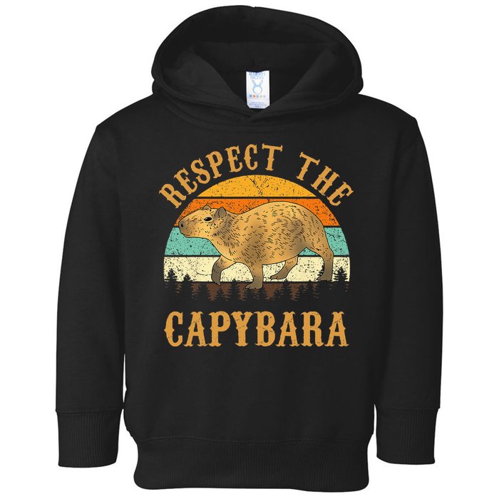 Capybara Funny Capybara Toddler Hoodie