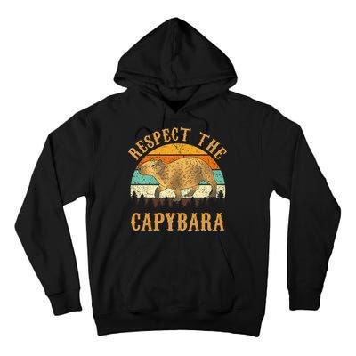 Capybara Funny Capybara Tall Hoodie
