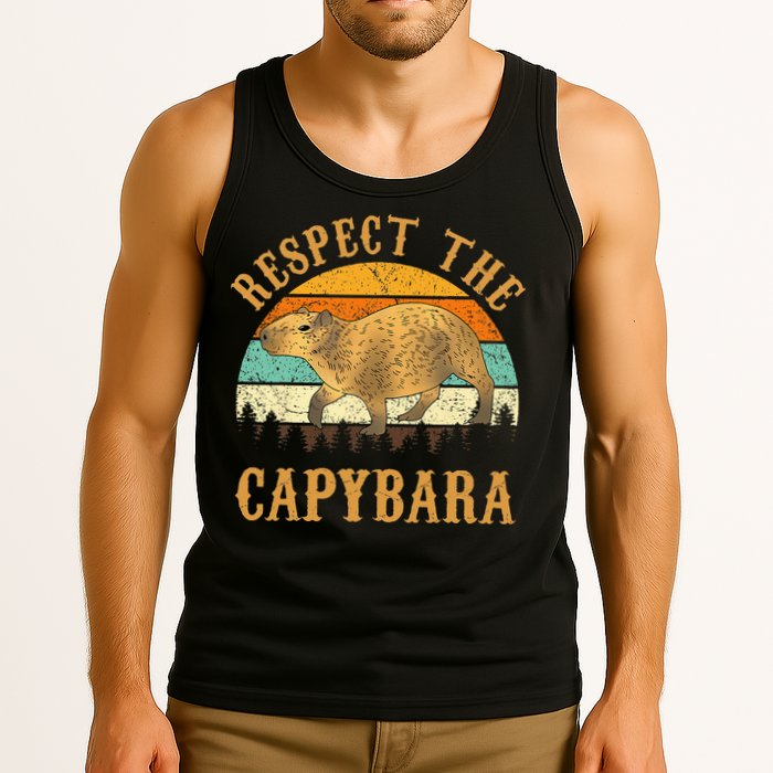 Capybara Funny Capybara Tank Top