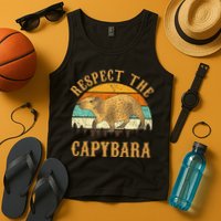 Capybara Funny Capybara Tank Top