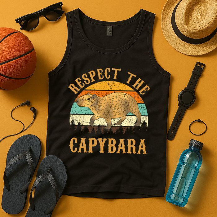 Capybara Funny Capybara Tank Top