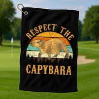 Capybara Funny Capybara Golf Towel