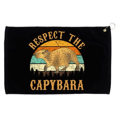 Capybara Funny Capybara Grommeted Golf Towel