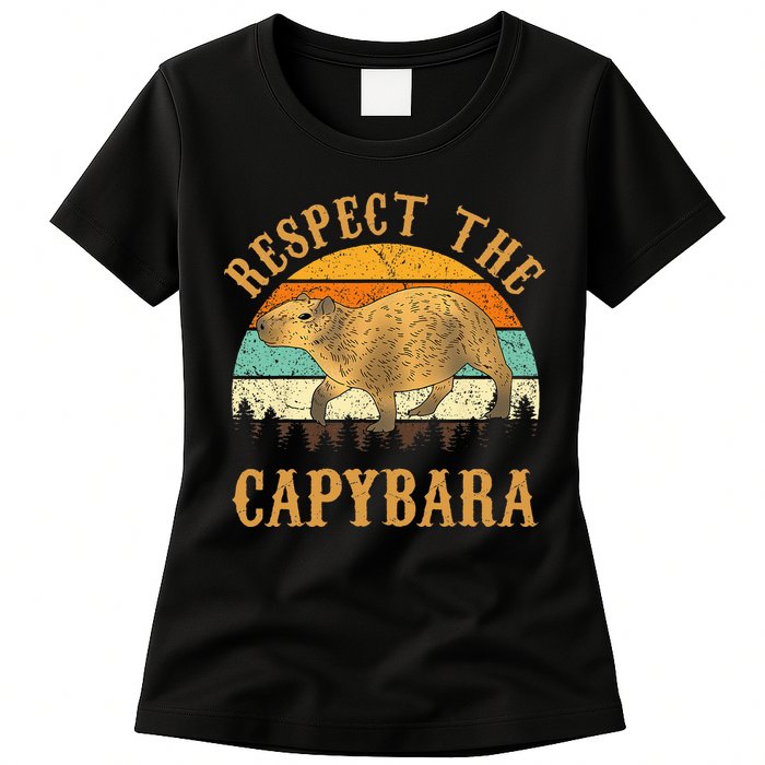 Capybara Funny Capybara Womens T-Shirt