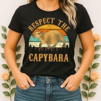 Capybara Funny Capybara Womens T-Shirt