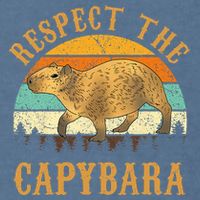 Capybara Funny Capybara Garment-Dyed Sweatshirt
