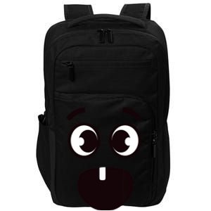 Creepy Funny Carrots Face Halloween Costume Impact Tech Backpack