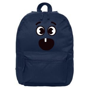 Creepy Funny Carrots Face Halloween Costume 16 in Basic Backpack