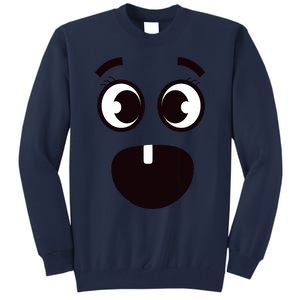 Creepy Funny Carrots Face Halloween Costume Tall Sweatshirt