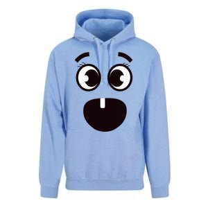 Creepy Funny Carrots Face Halloween Costume Unisex Surf Hoodie