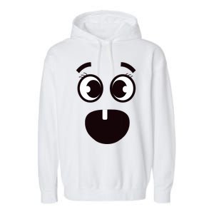 Creepy Funny Carrots Face Halloween Costume Garment-Dyed Fleece Hoodie