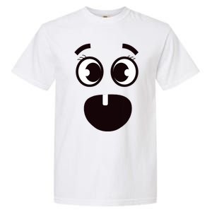 Creepy Funny Carrots Face Halloween Costume Garment-Dyed Heavyweight T-Shirt