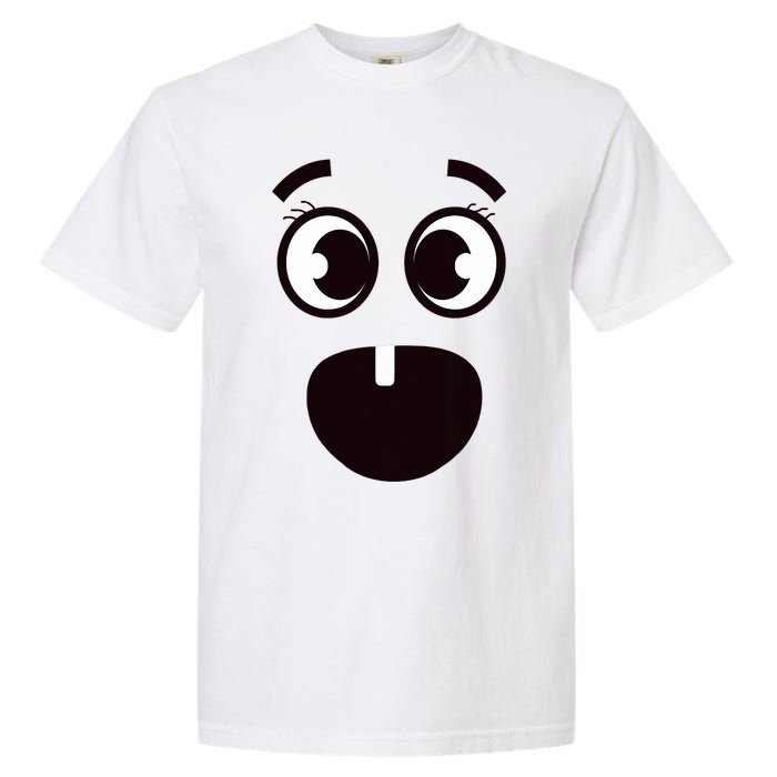 Creepy Funny Carrots Face Halloween Costume Garment-Dyed Heavyweight T-Shirt