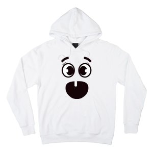 Creepy Funny Carrots Face Halloween Costume Hoodie