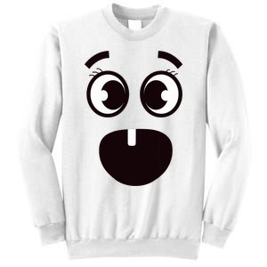 Creepy Funny Carrots Face Halloween Costume Sweatshirt