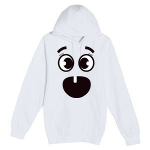 Creepy Funny Carrots Face Halloween Costume Premium Pullover Hoodie