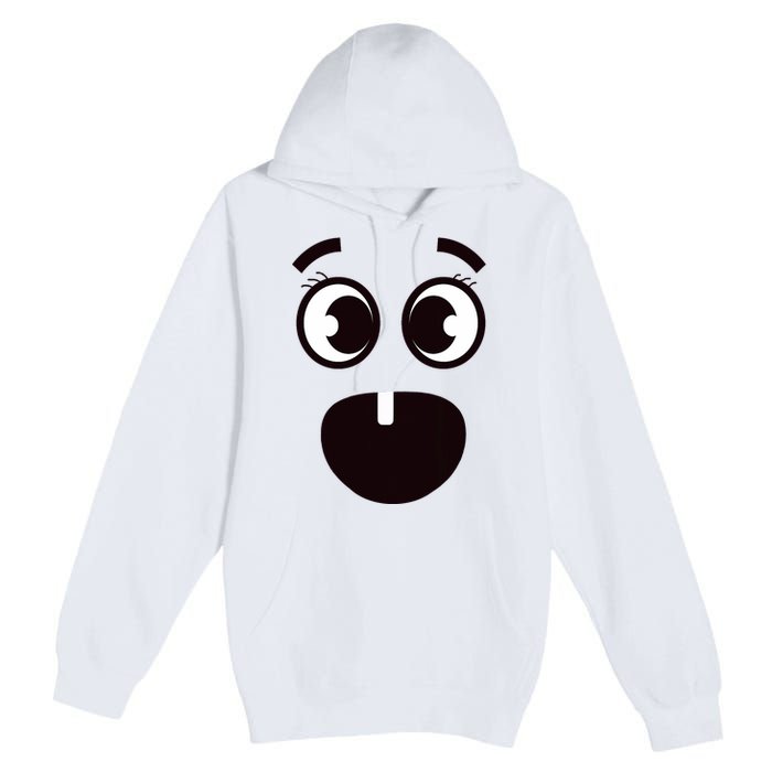 Creepy Funny Carrots Face Halloween Costume Premium Pullover Hoodie