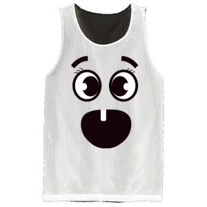 Creepy Funny Carrots Face Halloween Costume Mesh Reversible Basketball Jersey Tank