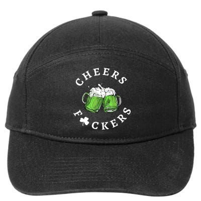 Cheers F Ckers St Patricks Day 7-Panel Snapback Hat