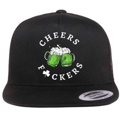 Cheers F Ckers St Patricks Day Flatbill Hat