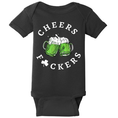 Cheers F Ckers St Patricks Day Baby Bodysuit