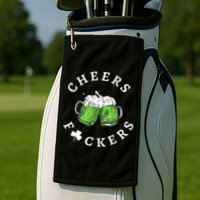 Cheers F Ckers St Patricks Day Golf Towel