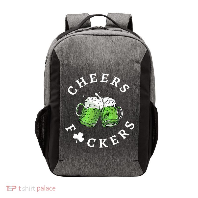 Cheers F Ckers St Patricks Day Vector Backpack