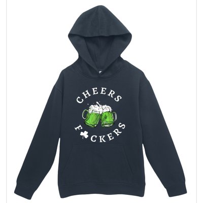 Cheers F Ckers St Patricks Day Urban Pullover Hoodie