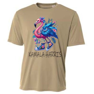 Cute Flamingo Chucks Retro Pearls Comma La Kamala Harris 24 Cooling Performance Crew T-Shirt