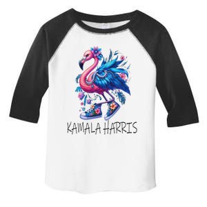 Cute Flamingo Chucks Retro Pearls Comma La Kamala Harris 24 Toddler Fine Jersey T-Shirt