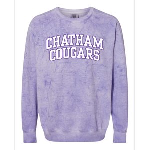 College Fever Chatham University Cougars 02 Colorblast Crewneck Sweatshirt