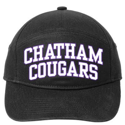 College Fever Chatham University Cougars 02 7-Panel Snapback Hat